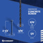 1/4" x 2-1/4" Conquest Hex Concrete Screw - Single Dimensions