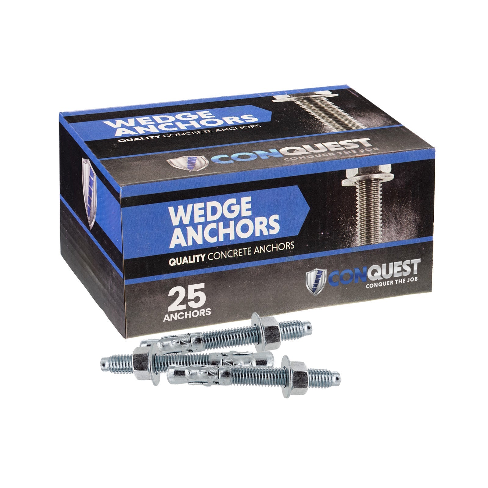Conquest CWA12-334SS6 Wedge anchor 25 pack