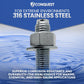 Conquest Wedge Anchor Corrosion Resistance - 316 Stainless Steel