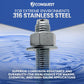 Conquest Wedge Anchor Corrosion Resistance - 316 Stainless Steel