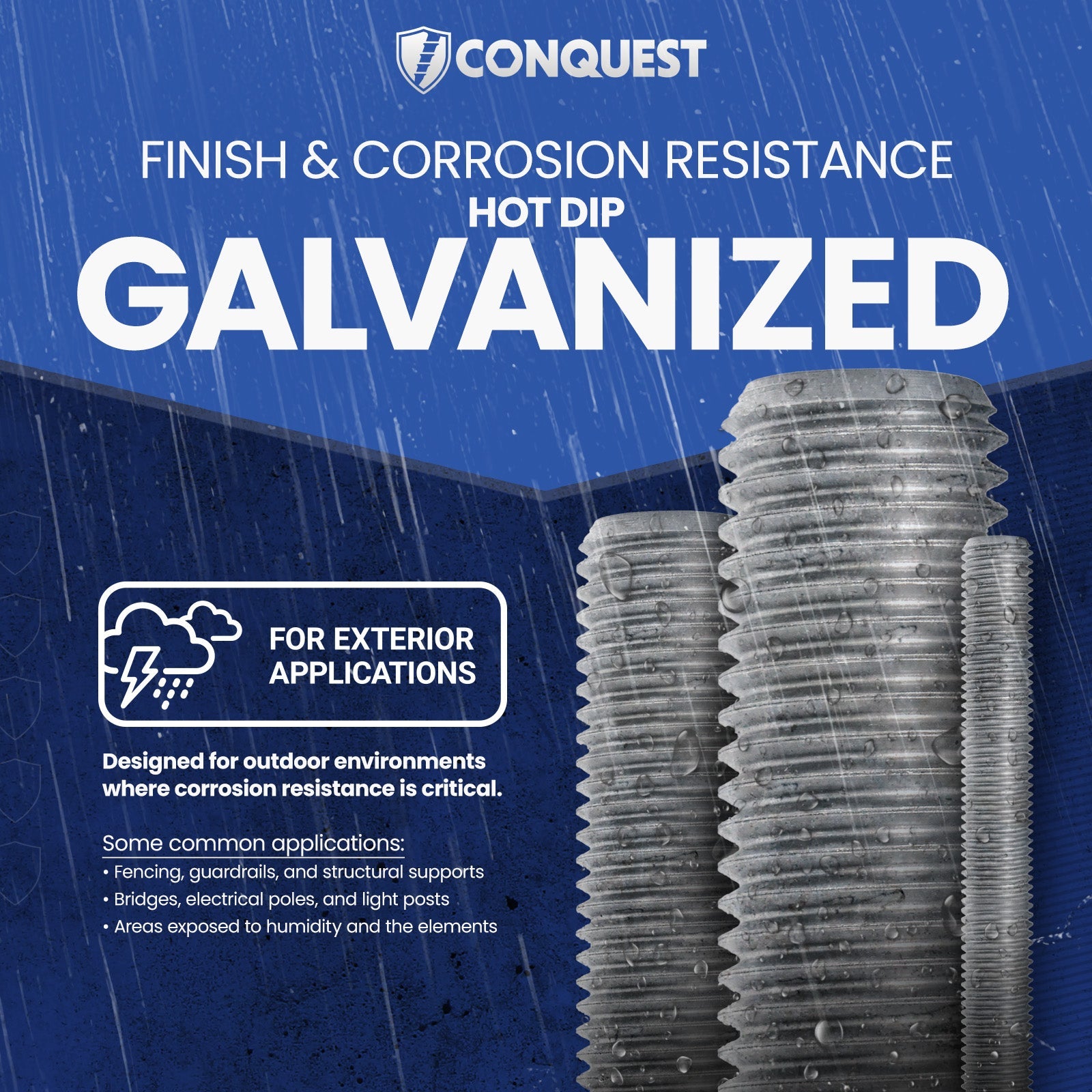 Hot Dip Galvanized for Exterior Applications