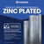 Zinc plated for interior applications