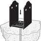 Simpson APB3.75 Adjustable Post Base - Black Powder Coating