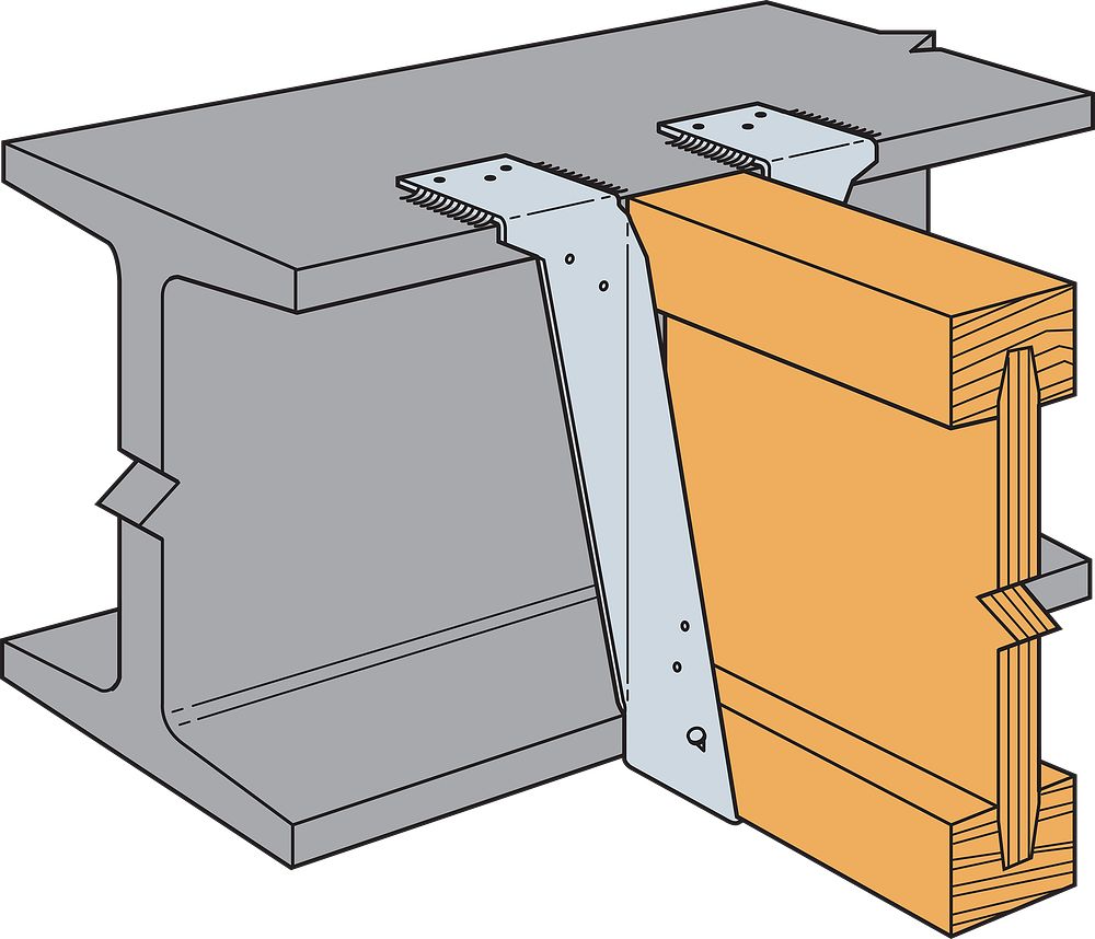 Simpson HB3.56/12 Top Flange I-Joist Hanger - G90 Galvanized, Made to Order Non-Returnable