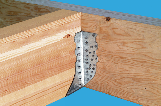 Simpson Strong-Tie Étrier à solive HU galvanisé à montage frontal pour bois d'ingénierie d Simpson Strong-Tie Étrier à solive HU galvanisé à montage frontal pour bois d'ingénierie d