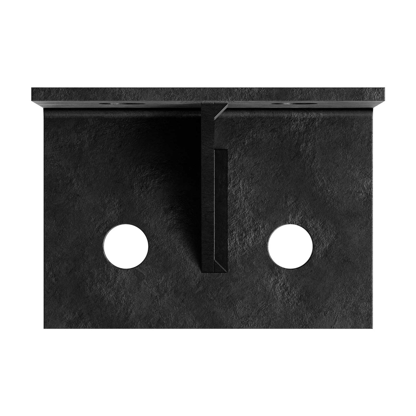 Simpson HL46GPC Heavy L-Shaped Angle with Gusset - Black Powder Coating