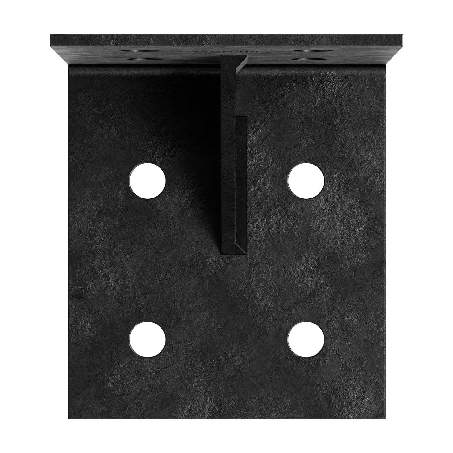 Simpson HL55GPC 5x5 Heavy Angle W/Gusset - Black Powder Coated, Made to Order Non-Returnable