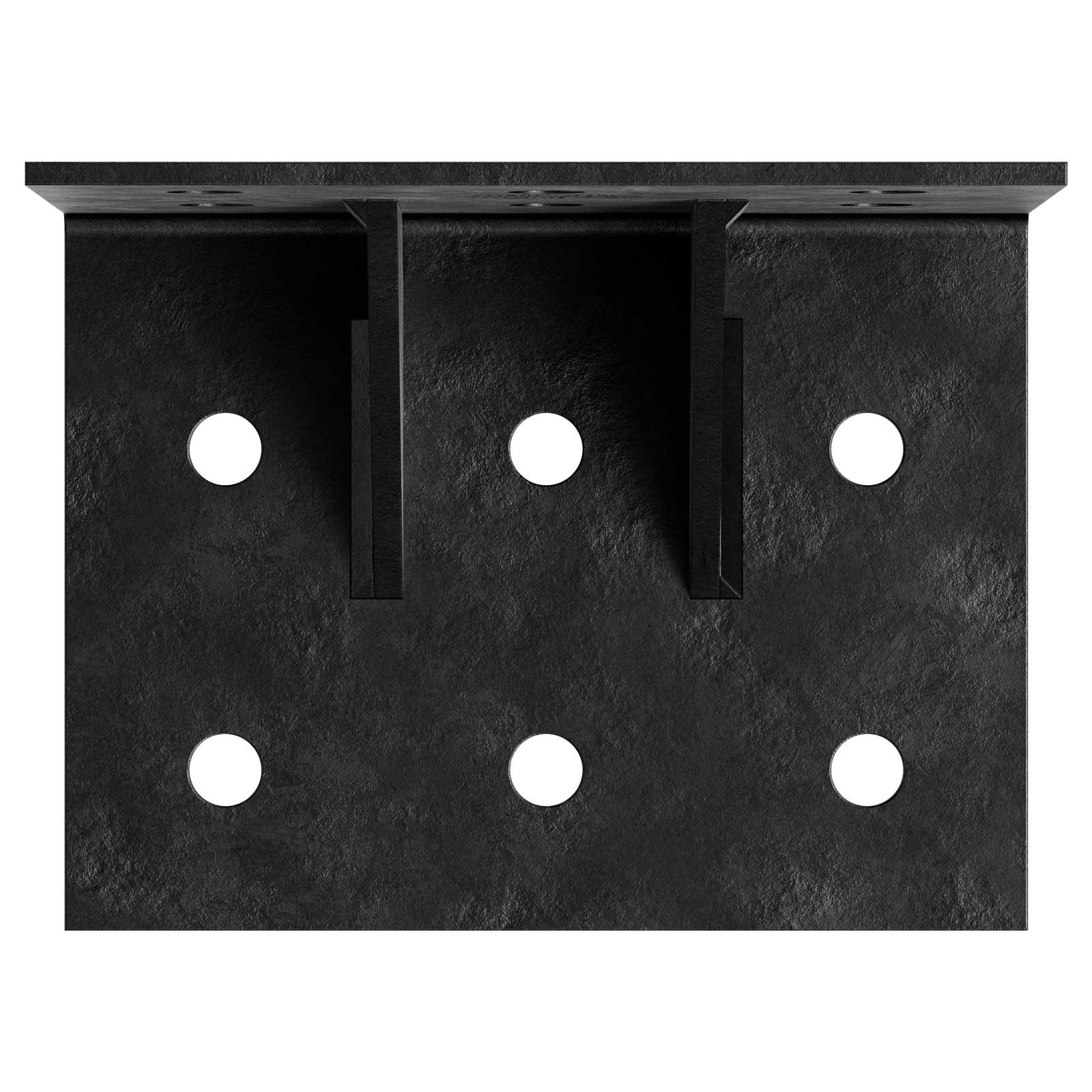 Simpson HL57GPC Heavy L-Shaped Angle with Gusset - Black Powder