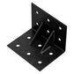 Simpson HL57GPC Heavy L-Shaped Angle with Gusset - Black Powder Coating