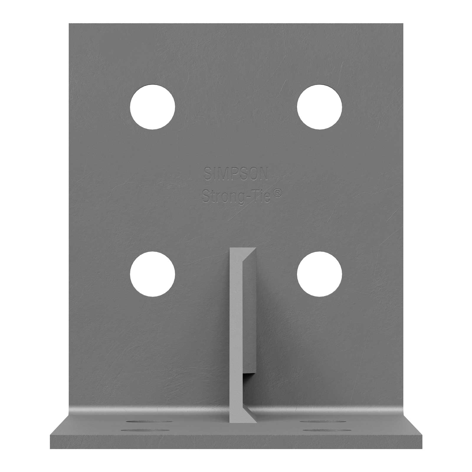 Simpson HL76G Heavy L-Shaped Angle - Gray Paint, Made to Order Non-Returnable