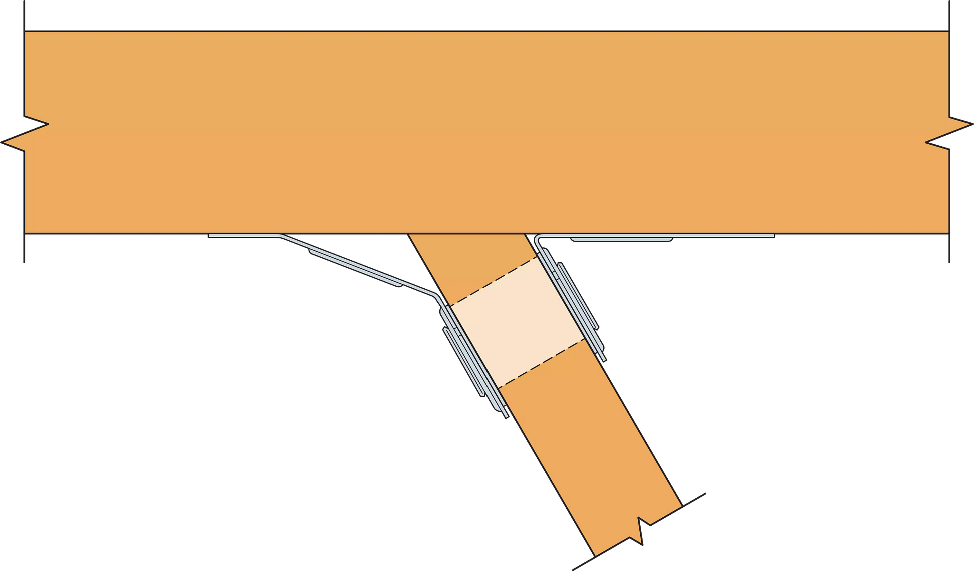Simpson LSSR2.1Z Field Adjustable Rafter Hanger - Zmax Simpson LSSR2.1Z Field Adjustable Rafter Hanger - Zmax