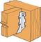Simpson Strong-Tie LUS48 4x8 Face Mount Hanger - G90 Galvanized ...