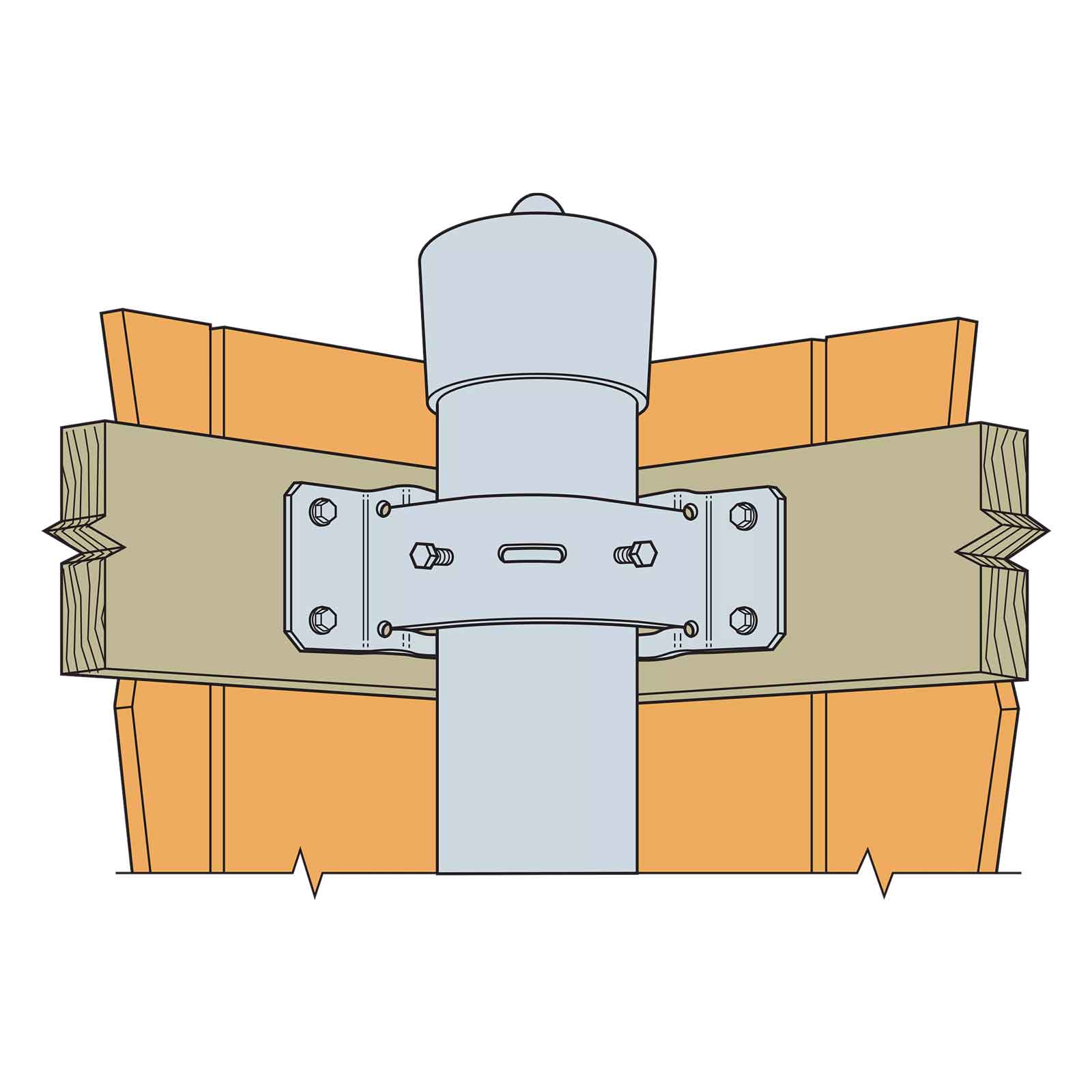 Simpson Strong-Tie PGTIC2Z-R 2-3/8
