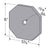 Simpson RP6 Retrofit Plate - Dimensions