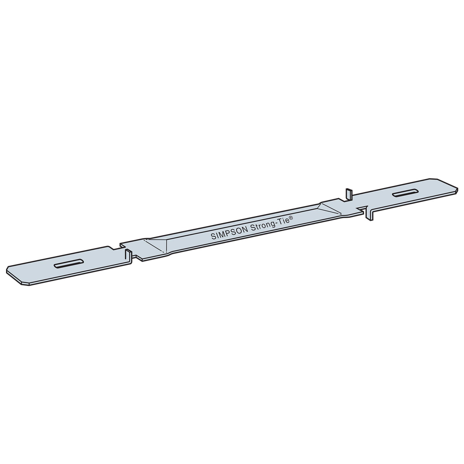 Simpson WT6/125 Wedge Form Tie - G90 Galvanized, Pkg 250