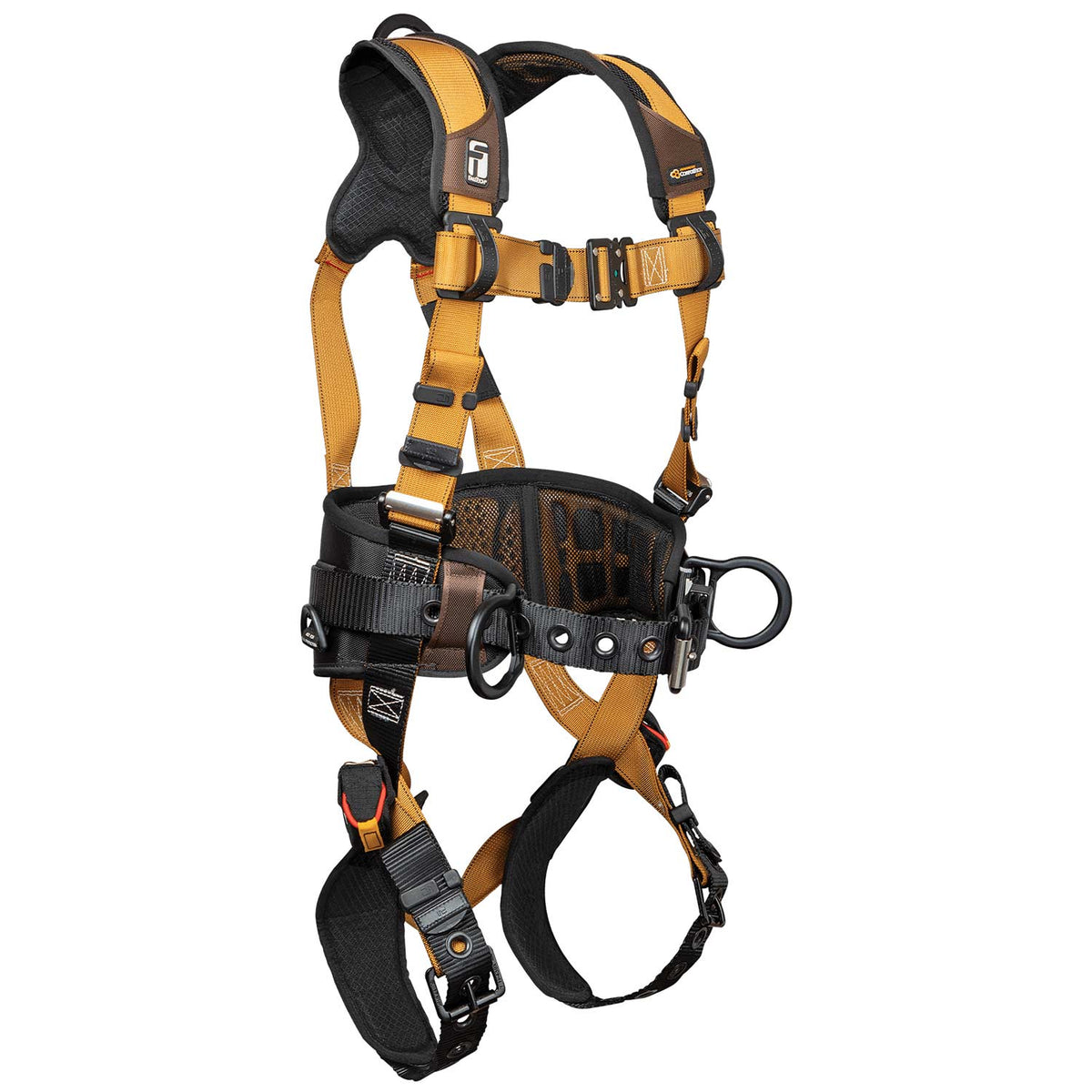 FallTech ComforTech GEL Full-Body Construction Harness w/ Trauma Straps | Belted | S | 7081BS