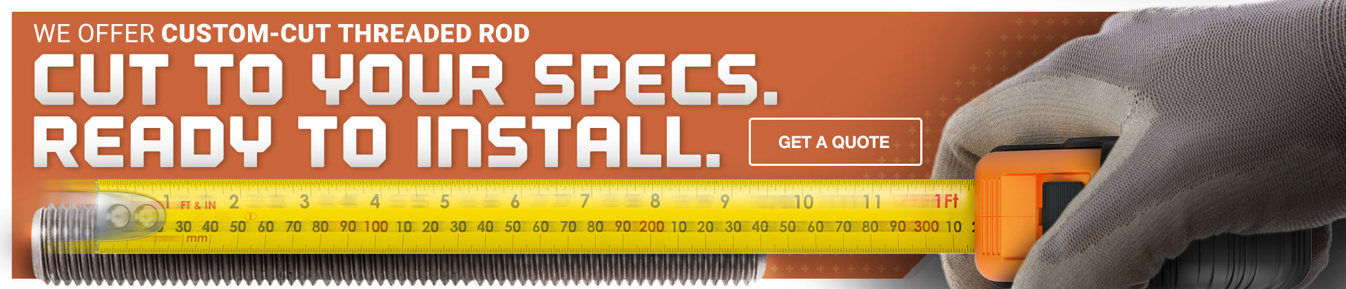 Threaded Rods Signage High Strength Threaded Rod & All Thread – Fasteners Plus