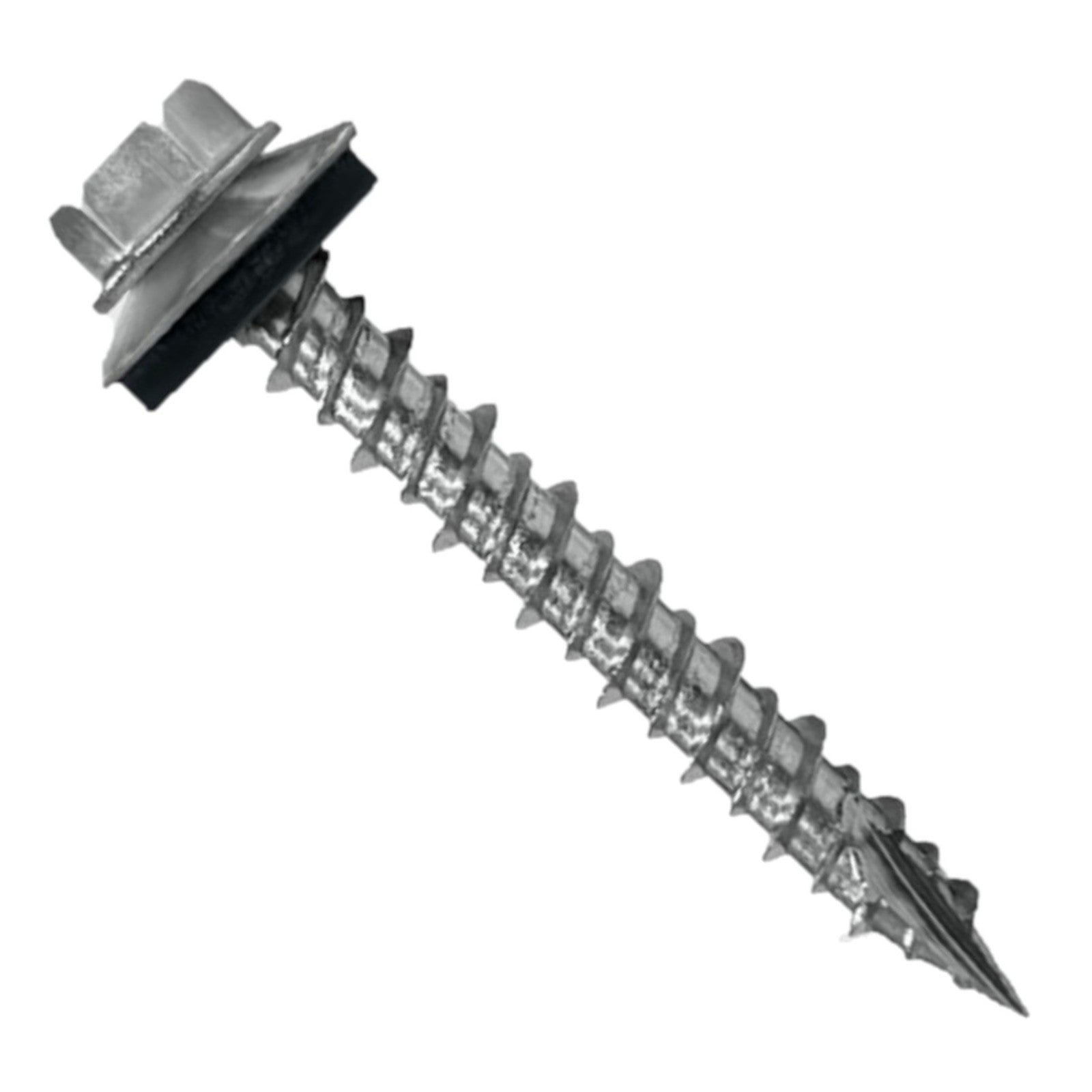 Daggerz 304 stainless steel hex washer head pole barn screw with epdm washer