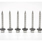 four Daggerz 304 stainless steel hex washer head pole barn screw with epdm washer