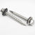 two Daggerz 304 stainless steel hex washer head pole barn screw with epdm washer