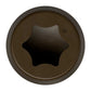 6-lobe star drive - brown 01