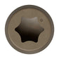 6-lobe star drive - brown 05