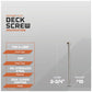 Deck screw specifications