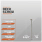 Deck screw specifications