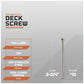 Deck screw specifications