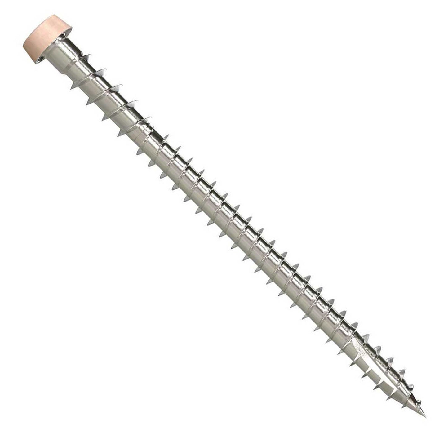 #10 x 2-3/4" Simpson Strong-Tie DCU T20 Cap Head Composite Deck Screw - 305 Stainless Steel, Tan 05, Pkg. 350
