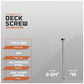 Deck screw specifications