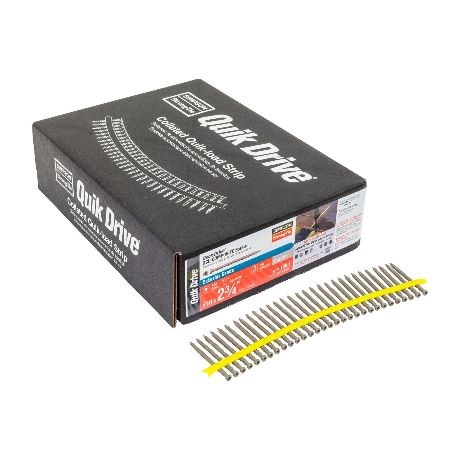 Simpson DCU Composite Decking screw collated strip