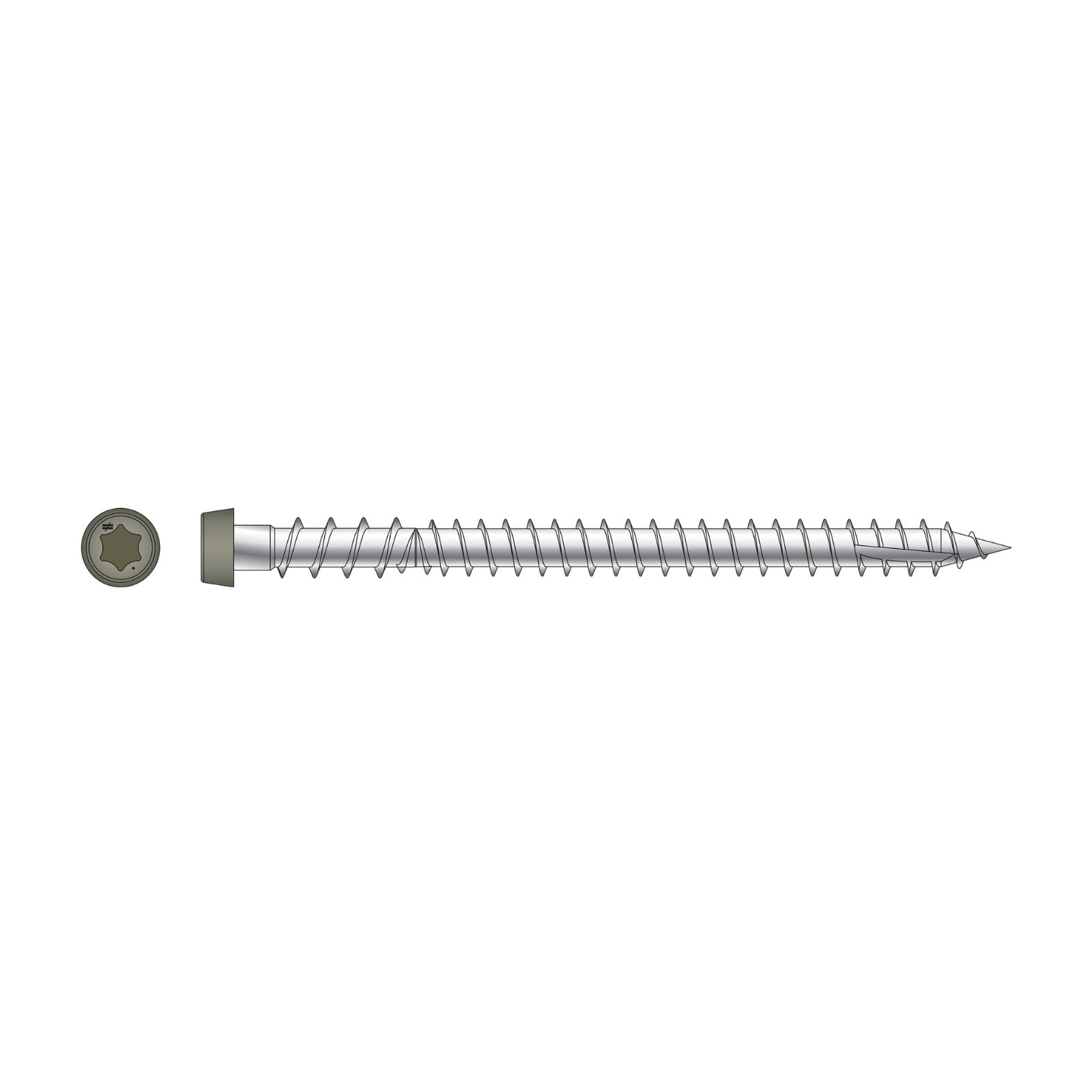Simpson DCU Composite Decking Screw