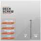 #10 x 3" Daggerz T25 Button Head Composite Deck Screw - 305 Stainless Steel, Pkg. 1,000