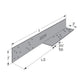 Simpson Strong-Tie Drag strut connector illustration with specs
