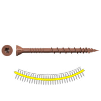 #8 x 1-5/8" Quik Drive DSV Red Wood Screw, Pkg 2000