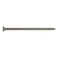 #10 x 3-1/2" Tan T-25 DSV Wood Screw Pkg - 350