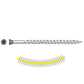 #7 x 2-1/2" Quik Drive 305 Stainless Trim Head Deck Screw - Gray, Pkg 1000