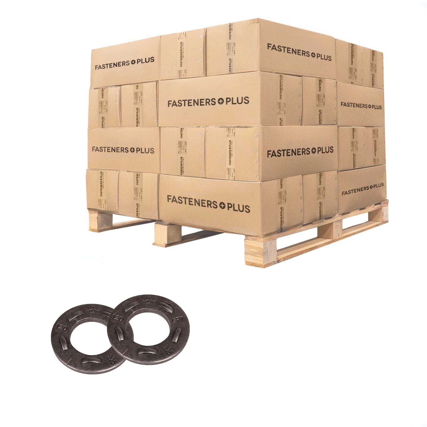 Conquest 3/4" DTI Flat Structural Washer - Plain, Qty. 64,800 - Pallet