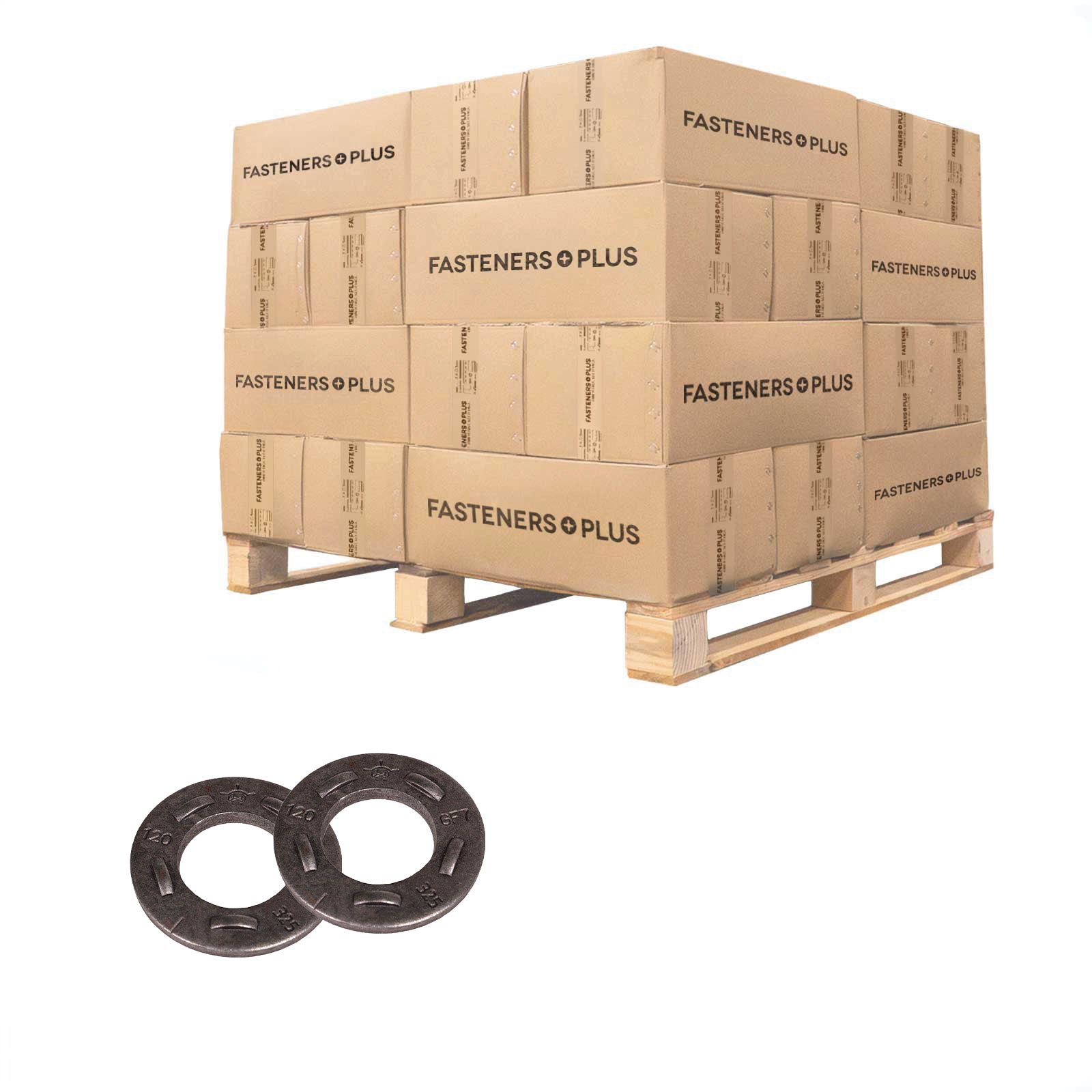Conquest 3/4" DTI Flat Structural Washer - Plain, Qty. 64,800 - Pallet