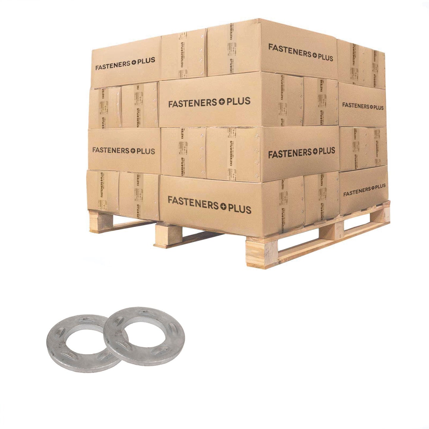 Conquest 3/4" DTI Flat Structural Washer - Mechanically Galvanized, Qty. 36,000 - Pallet