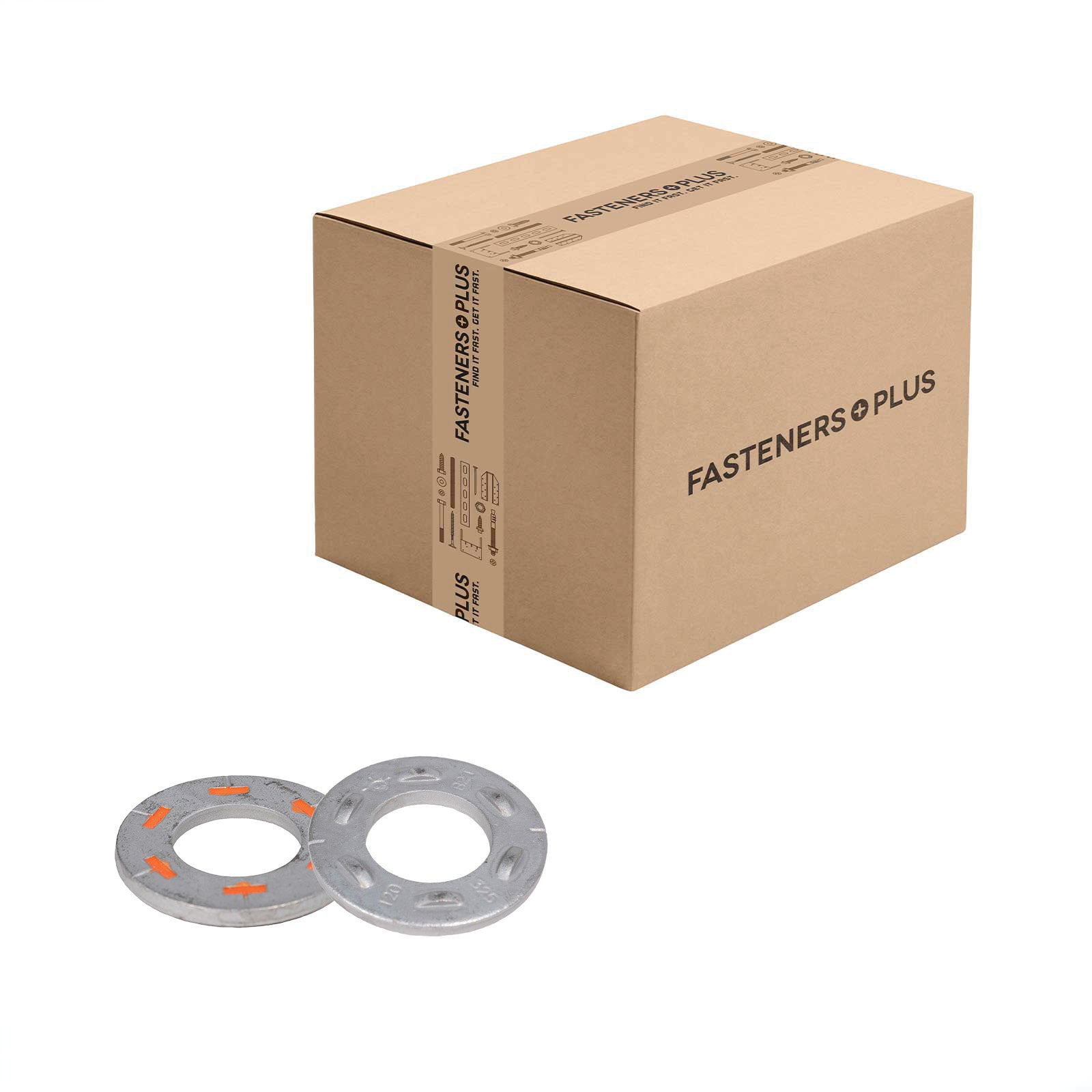 Conquest 1" DTI Structural Squirter Washer - Mechanically Galvanized, Qty. 600 - Carton