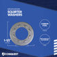Squirter washer with specifications on a blue background