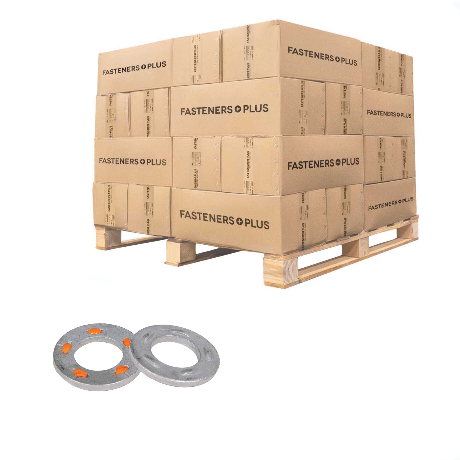 Conquest 3/4" DTI Structural Squirter Washer - Mechanically Galvanized, Qty. 36,450 - Pallet