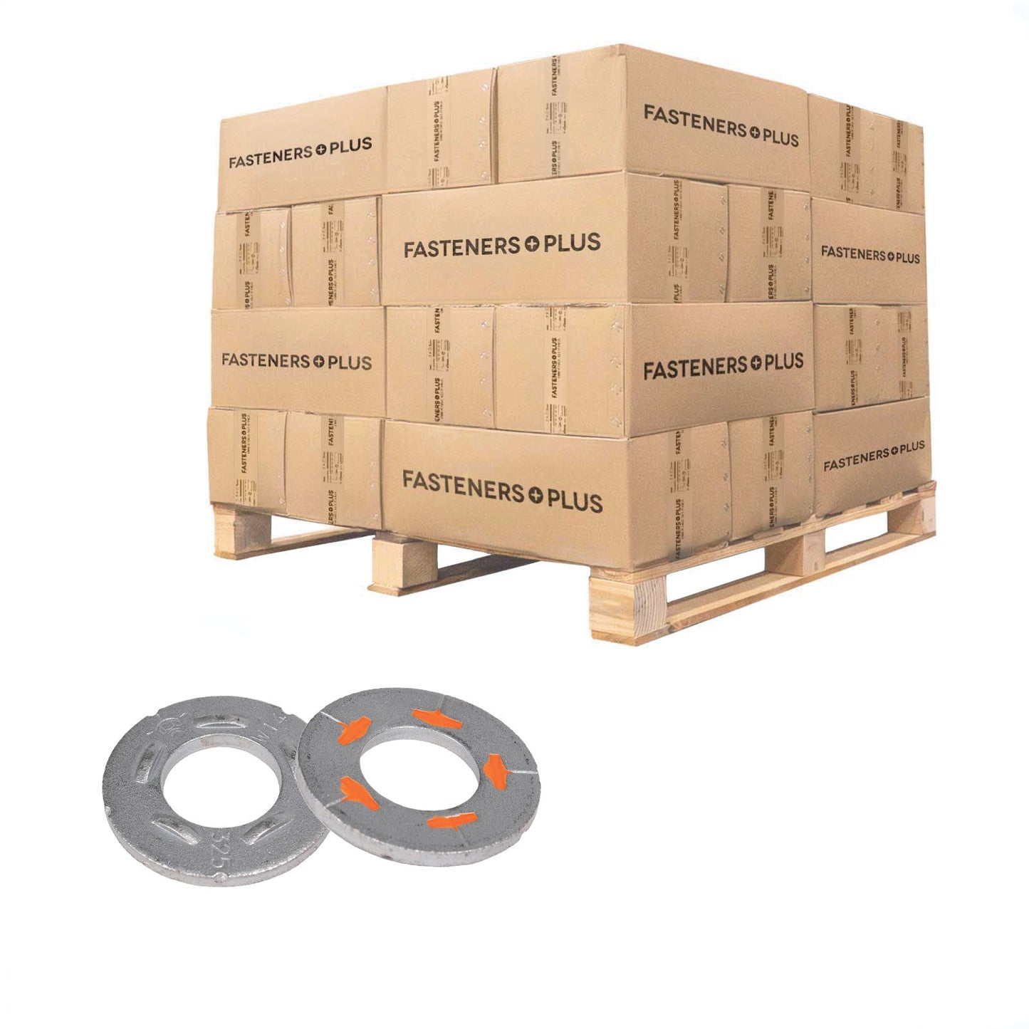 Conquest 7/8" DTI Structural Squirter Washer - Mechanically Galvanized, Qty. 22,950 - Pallet