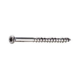 Simpson Strong-Tie T07300FWP Deck-Drive DWP Wood SS Screw - #7 x 3 in. T-15, Trim Head, Type 316 (60-Qty Simpson Strong-Tie T07300FWP Deck-Drive DWP Wood SS Screw - #7 x 3 in. T-15, Trim Head, Type 316 (60-Qty