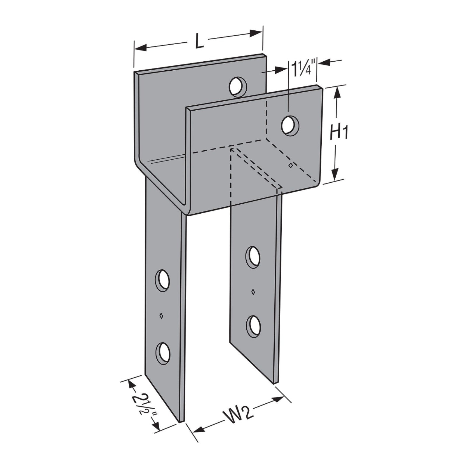 Simpson ECC End Column Cap