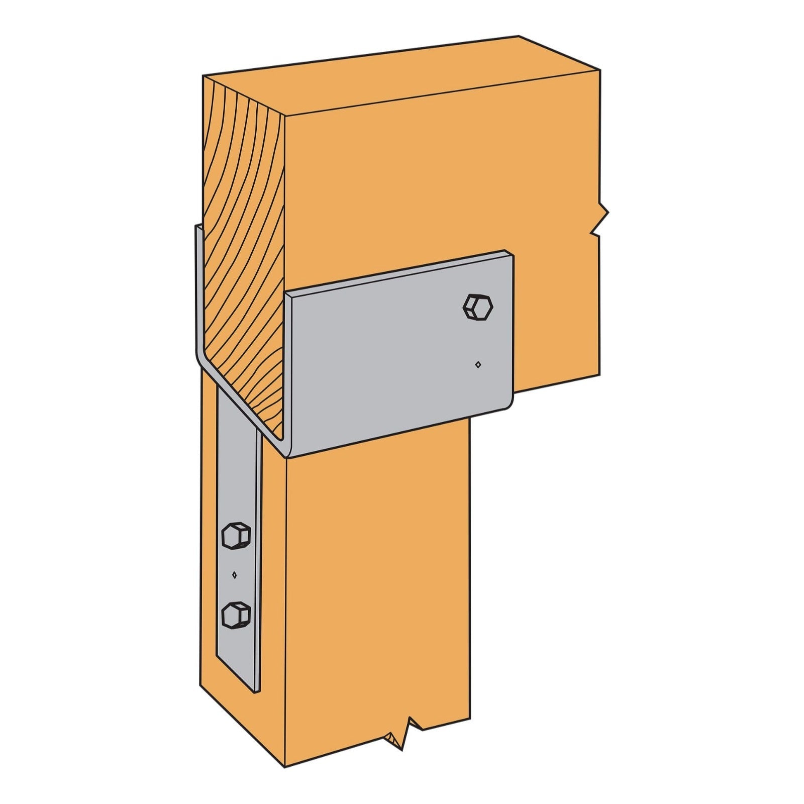 Simpson ECC End Column Cap