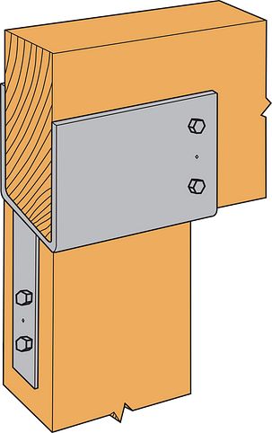 Simpson ECC7 1/8-6  End Column Cap- Gray Paint , Made to Order Non-Returnable