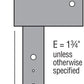 Simpson ECC66ROT  End Column Cap (90 Deg. Rotated Straps)- Gray Paint